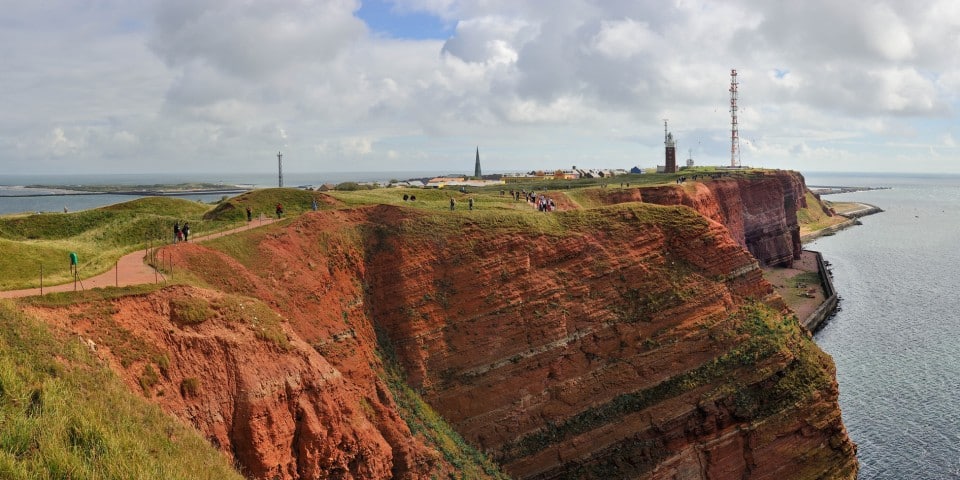 Klippenweg auf Helgoland