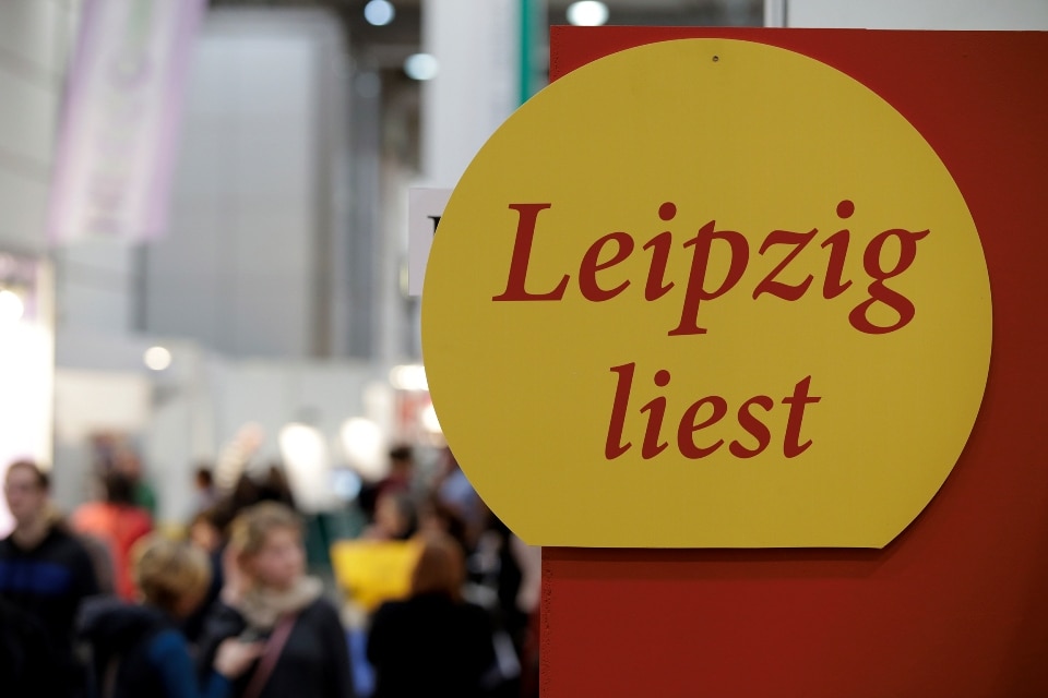 Schild Leipziger Buchmesse