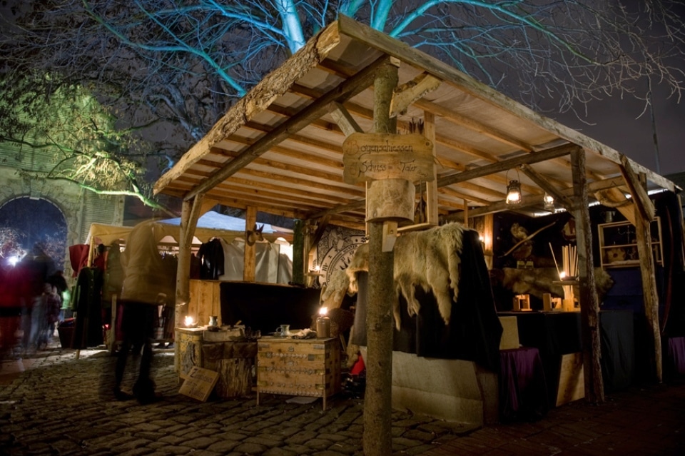Weihnachtsmarktstand in Hannover