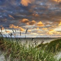 Abendstimmung an der Nordsee - Nordsee-Domizile