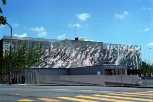 Fassade des Technorama in Winterthur, Schweiz