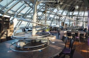 Achterbahnrestaurant in Dresden