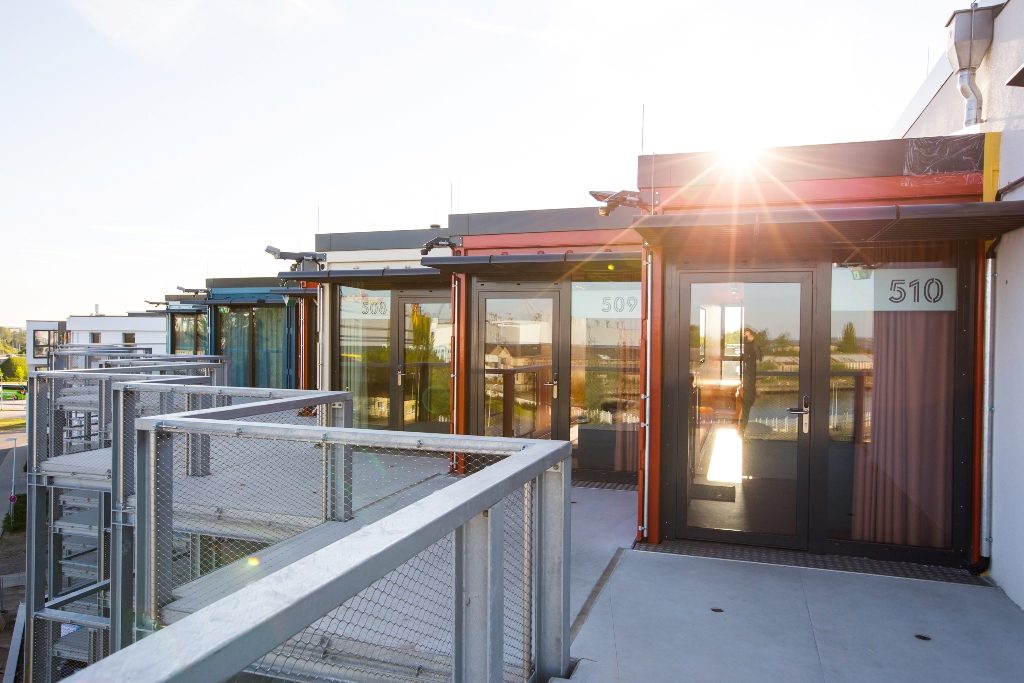 Außenansicht, Hotel Dock-Inn