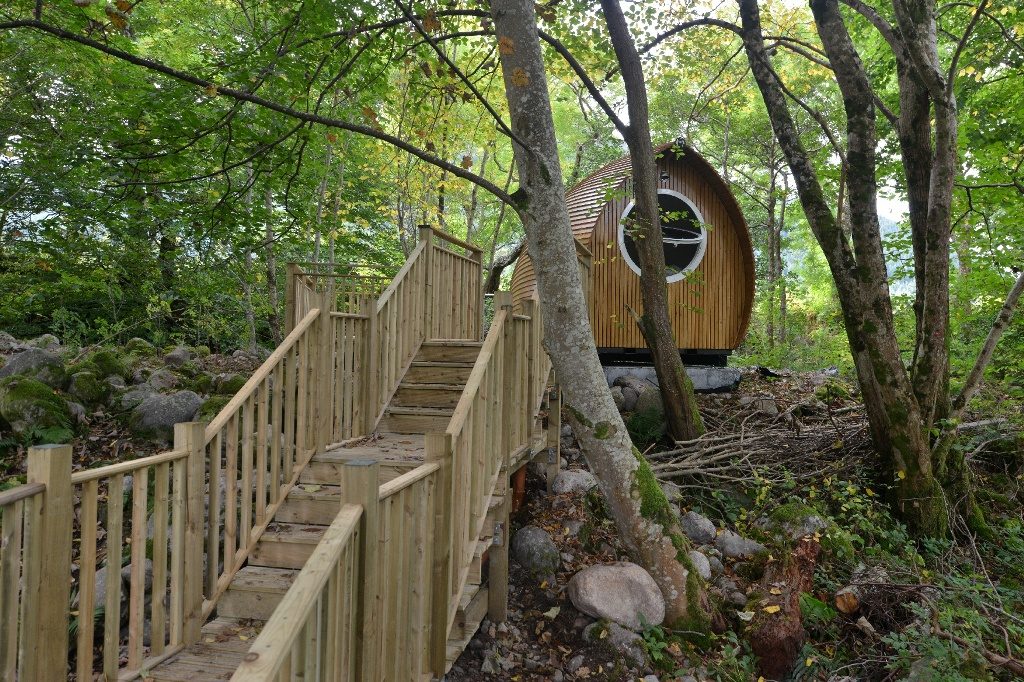 Glamping im Wald