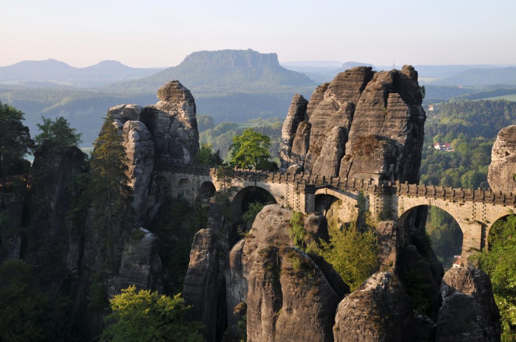 Die Bastei in der Sächsischen Schweiz