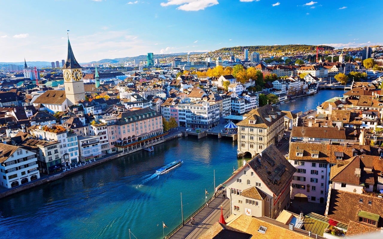 Blick auf Zürich