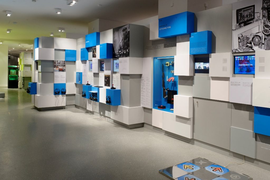 Ausstellungsbereich "Homo Ludens Digitalis" des Computerspielemuseums