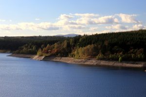 Rappbodetalsperre mit Brocken - Harzer Hexen-Stieg