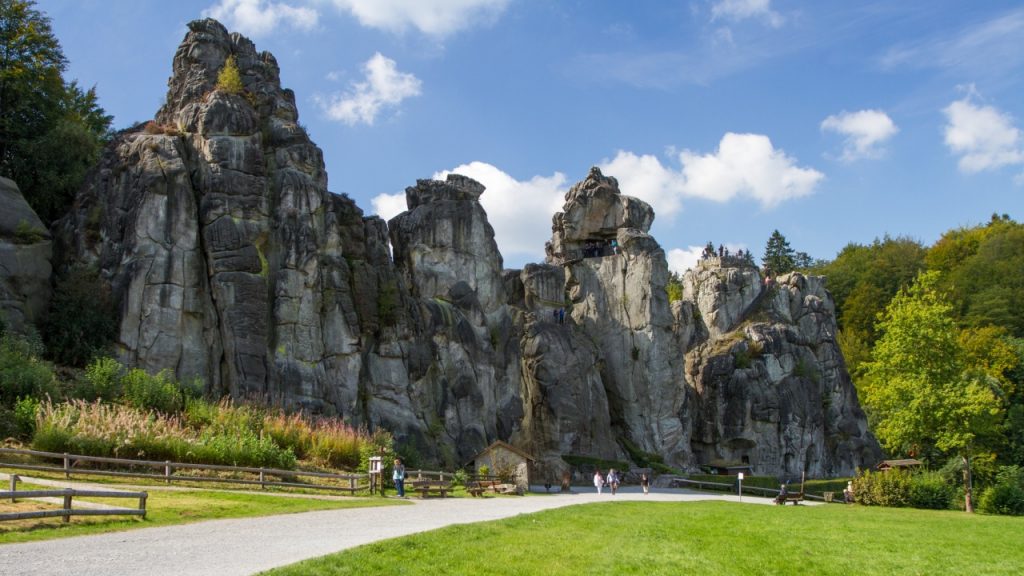 Die Externsteine im Teutoburger Wald - Hermannsweg