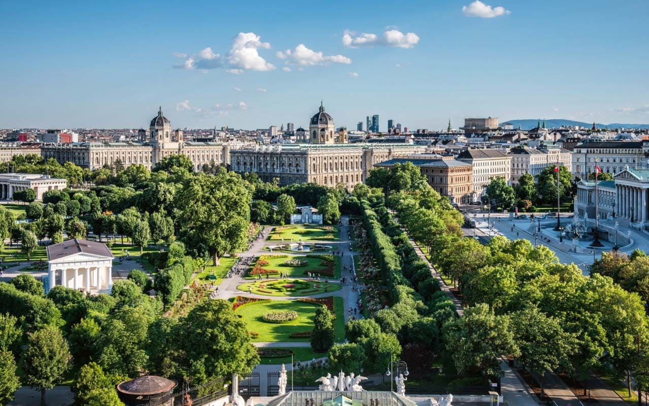 Blick auf Wien