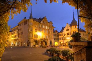 Biel bei Nacht - Bielersee