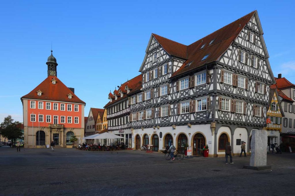Fachwerkhäuser in Schorndorf - Remstal-Route