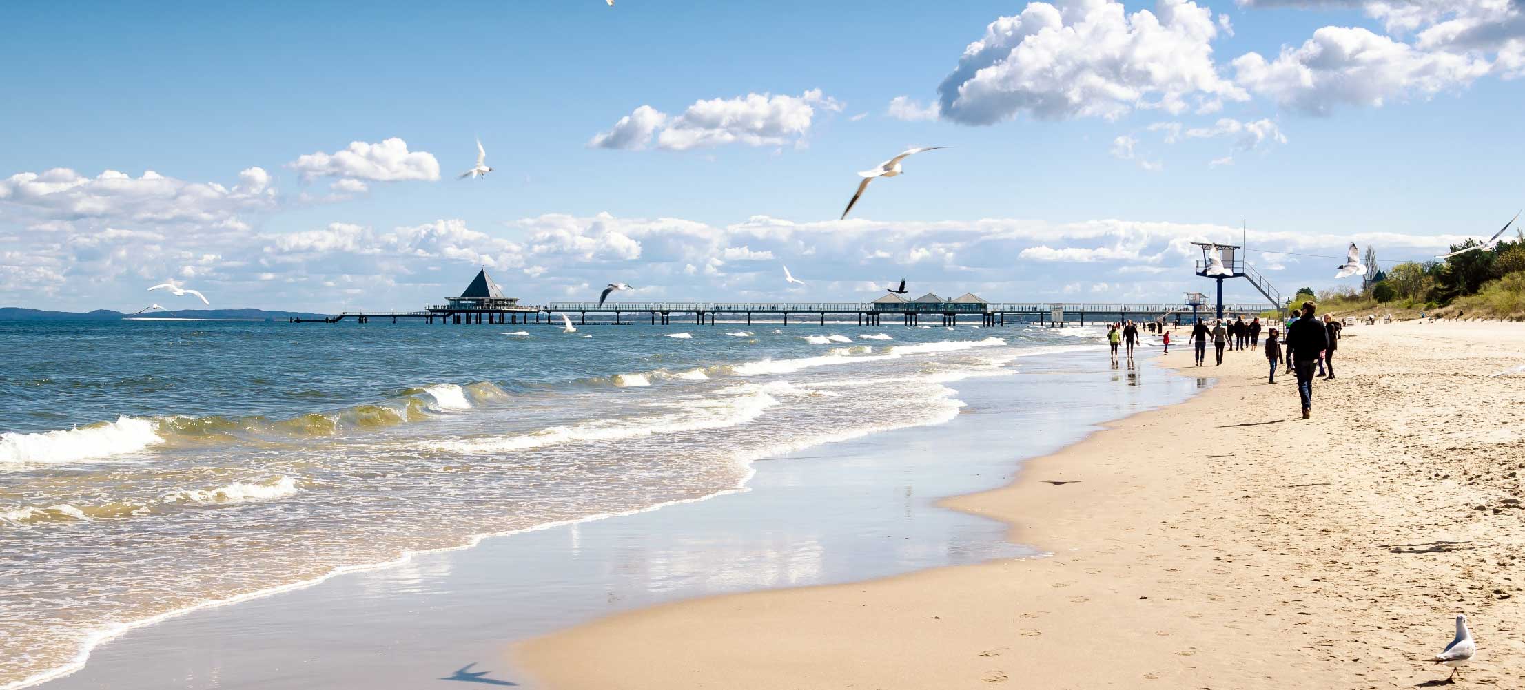 Usedom: Kaiserbäder und Sandstrände
