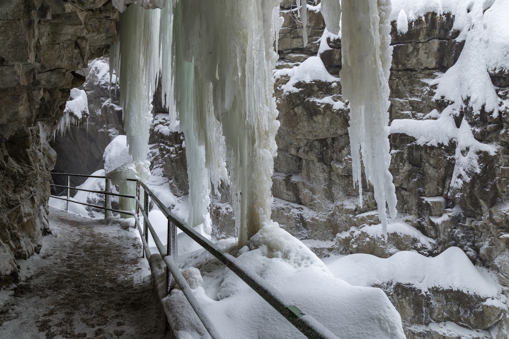 Breitachklamm im Winter