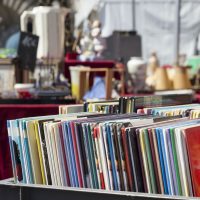 flohmarkt plattensammlung trödel
