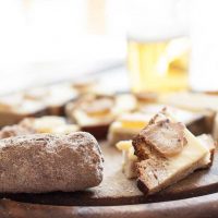 Milbenkäse Brotzeit