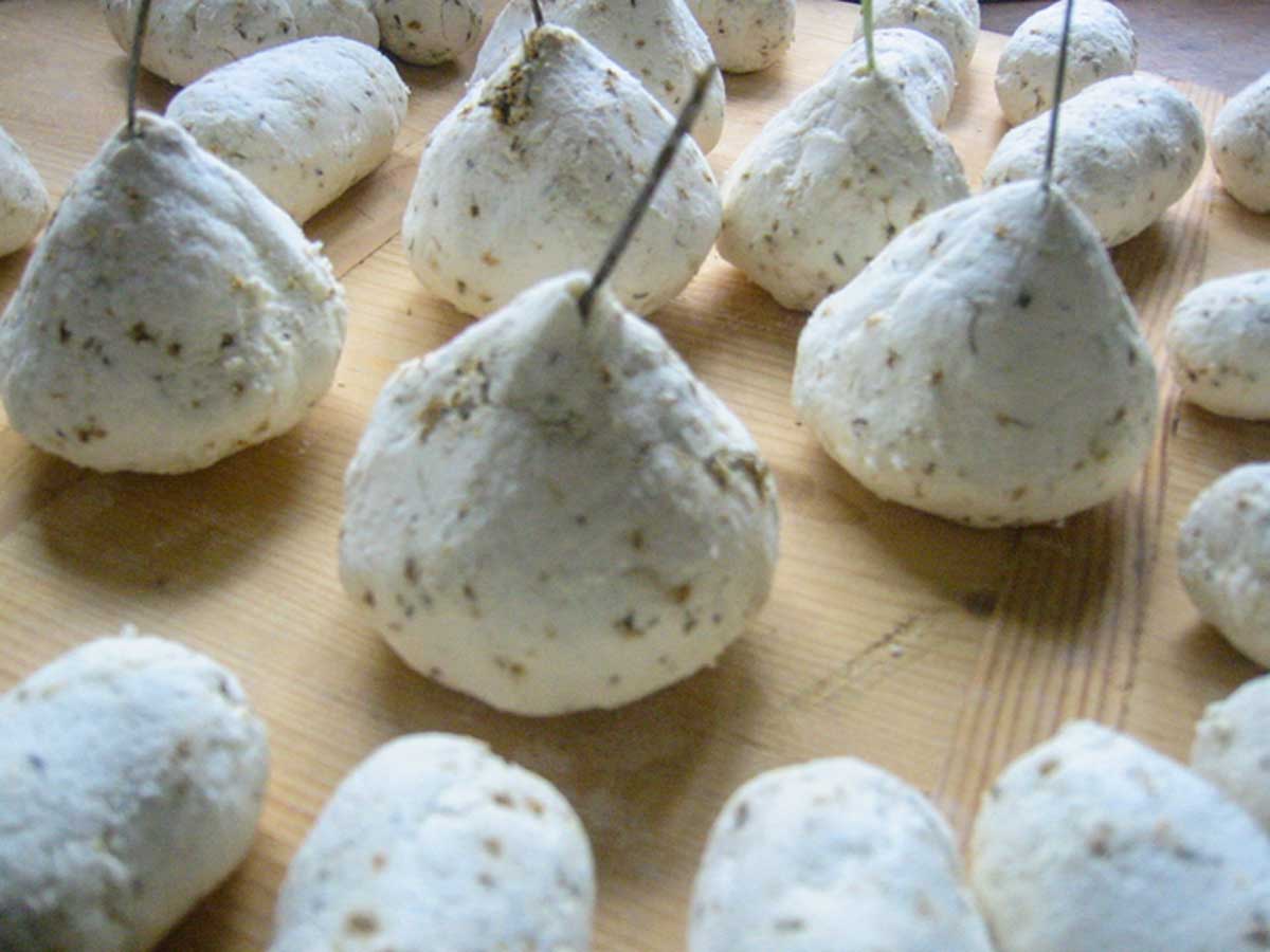 Milbenkäse Portionen