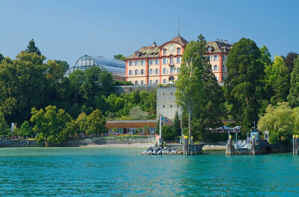 Deutschordenschloss auf der Insel Mainau am Bodensee