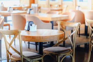 Einrichtung Restaurant, Mobiliar