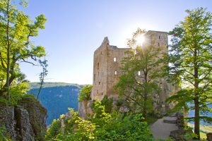 Burgruine Reußenstein, Schwäbische Alb - Albtäler-Radweg