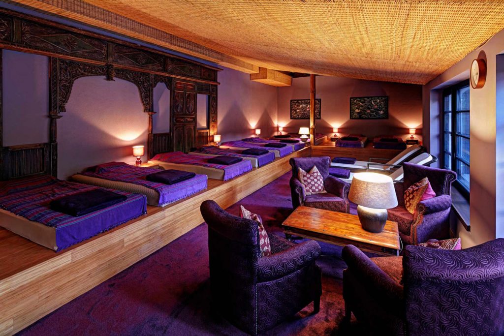 Ruheraum im Vabali Spa Berlin - Die schönsten Sauna- und Wellnesslandschaften