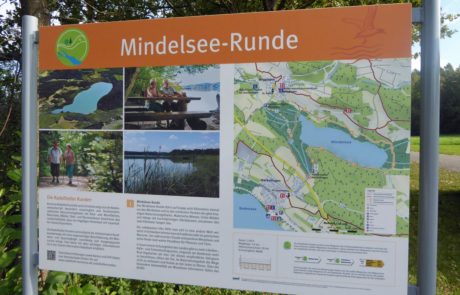 Wanderschild Mindelsee-Runde Wanderschild Mindelsee-Runde