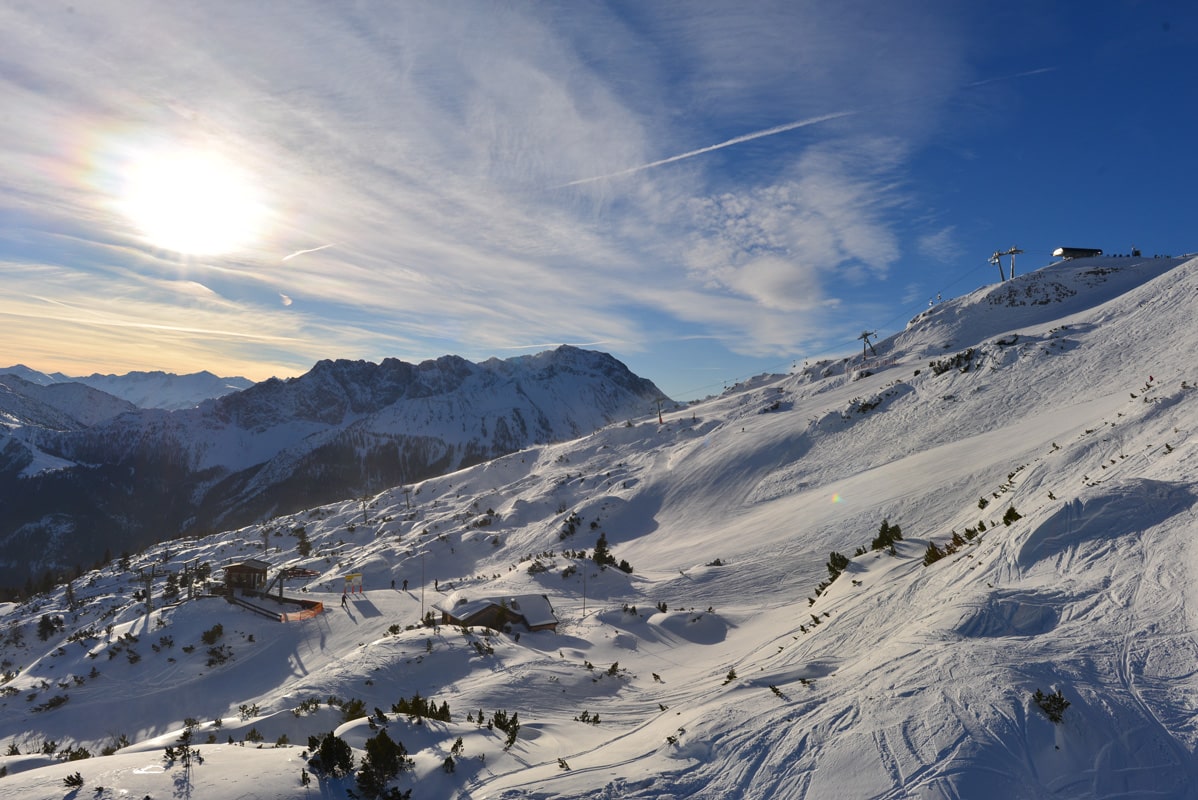 Skigebiet Grubigstein Lermoos/Tirol
