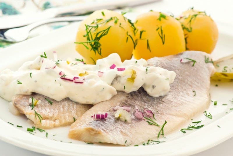 Hering mit Kartoffel