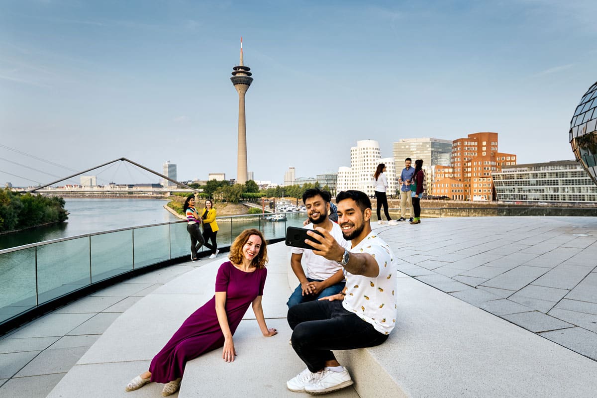 Der Düsseldorfer MedienHafen - ein Hotspot mit Weitblick
