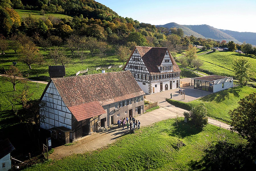 Freilichtmuseum Beuren, Eingangsbereich