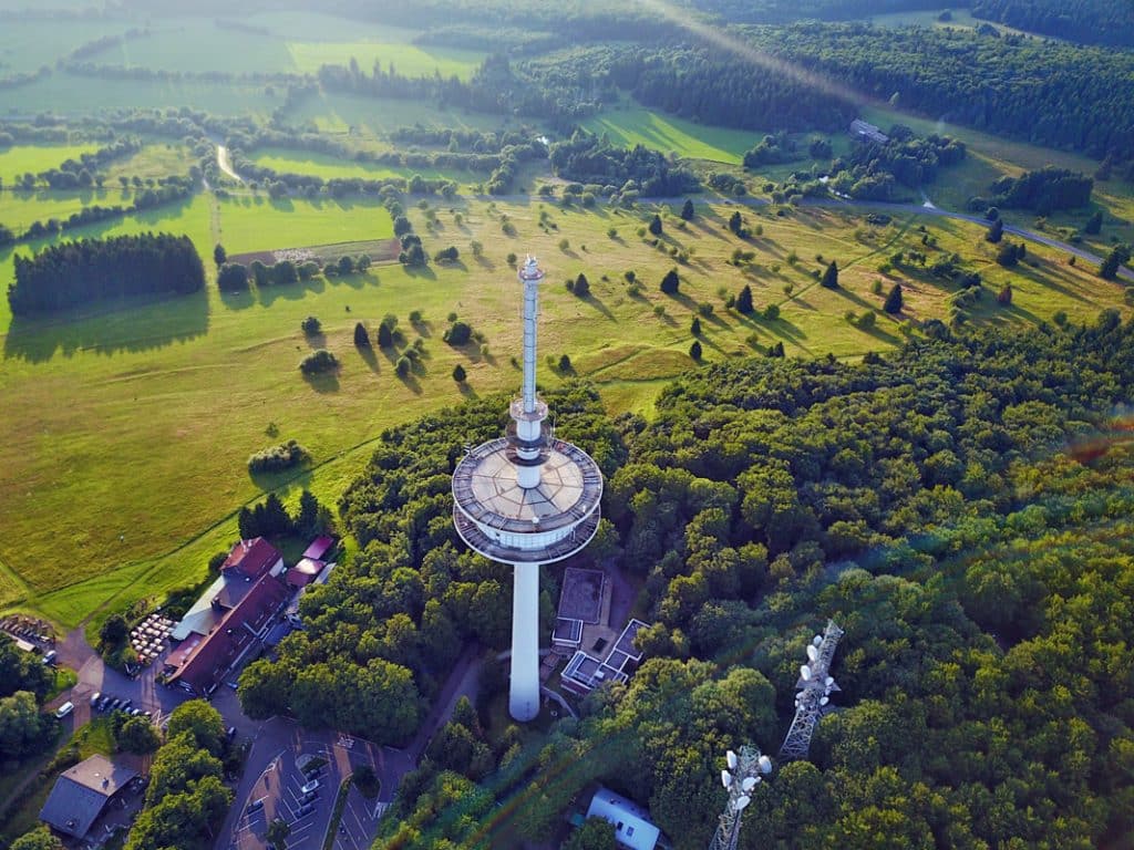 Hoherodskopf aus der Luft