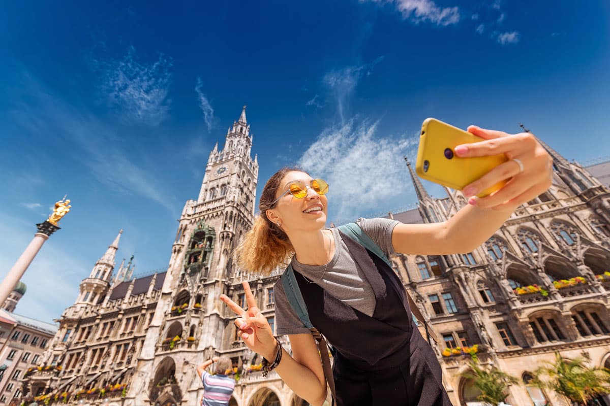 München Rathaus Selfie Rathaus München Selfie