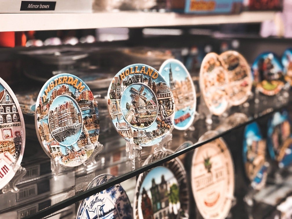 Souvenirs, Porzellanteller Souvenirs, Porzellanteller
