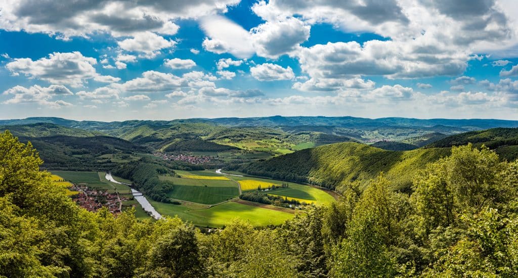 Blick auf das Werratal