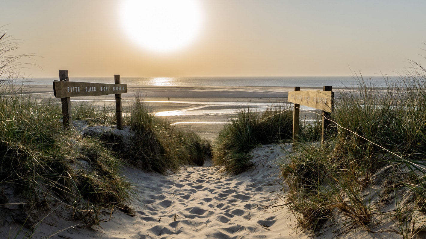 Sonnenuntergang auf Spiekeroog