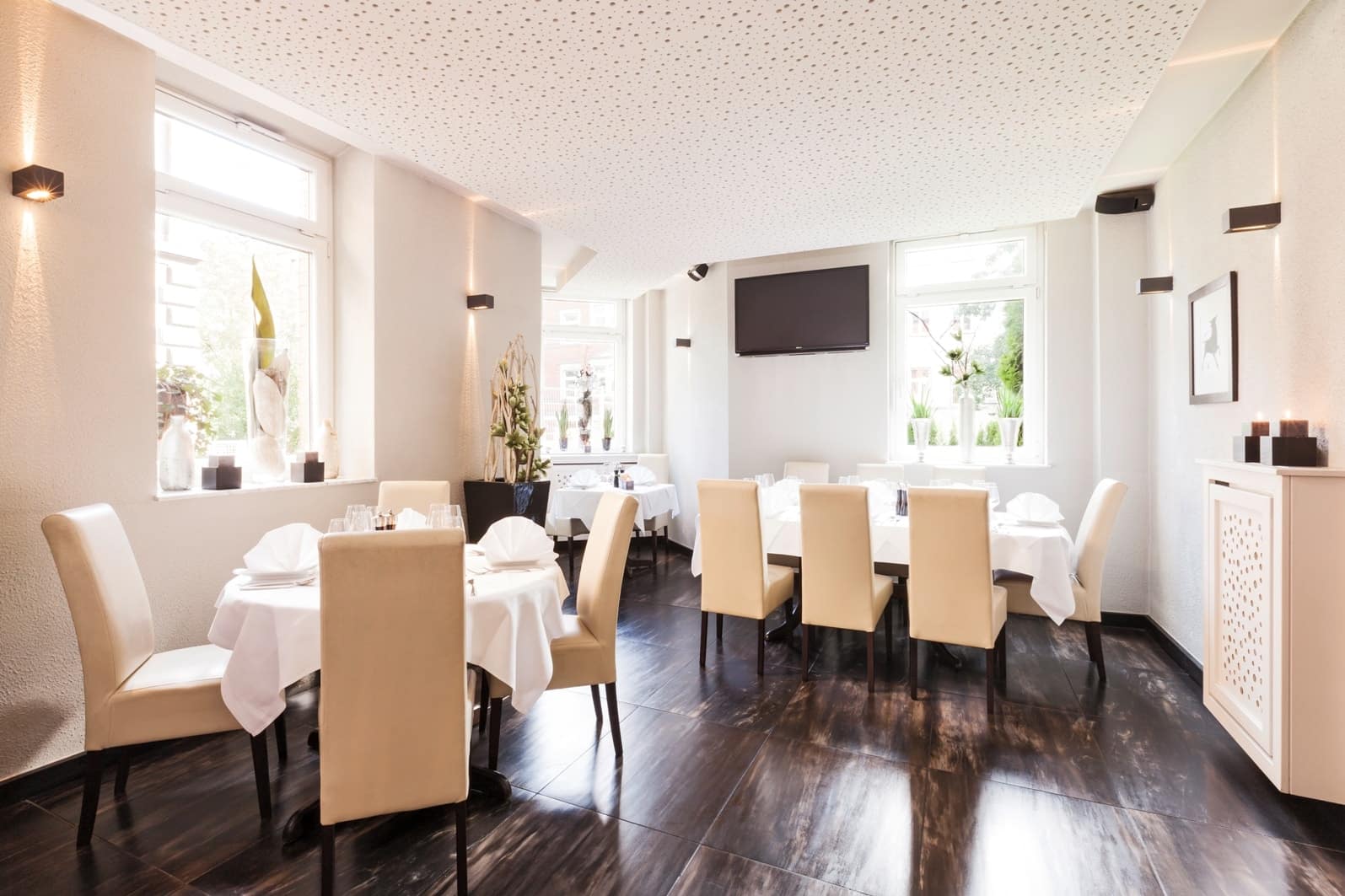 restaurant-el-erni-kassel Eingedeckte Tische im Restaurant El Erni in Kassel