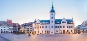 Rathaus Freiberg - Mulderadweg