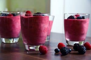 Brombeer-Mousse