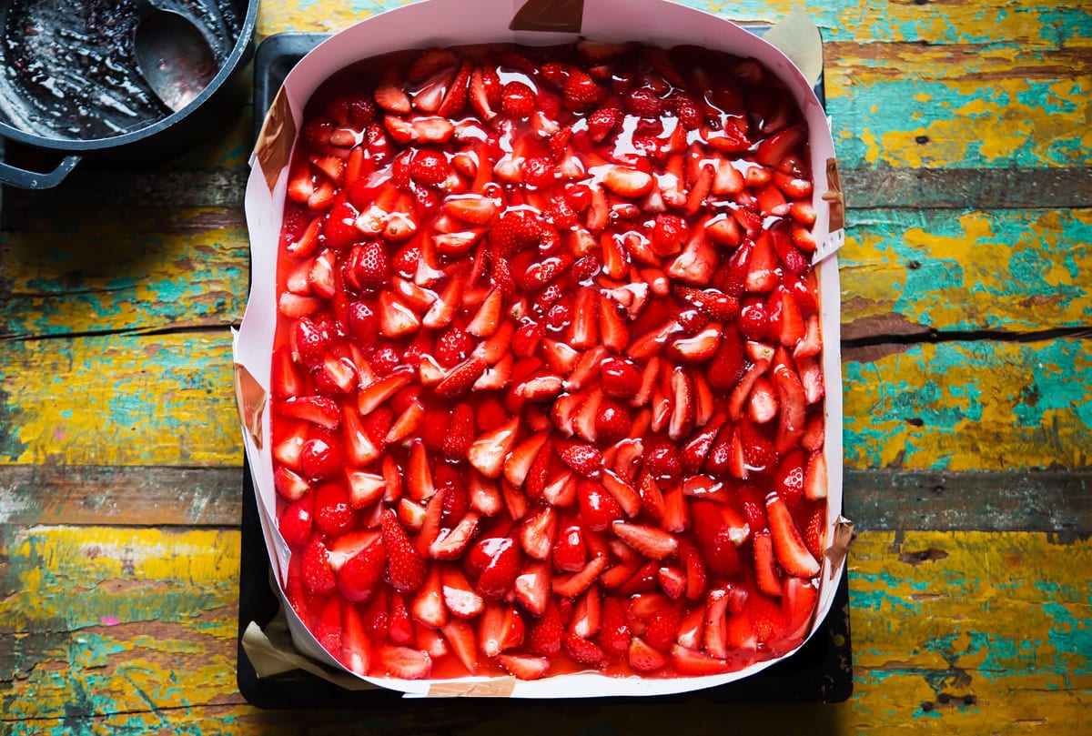 Erdbeeren-Zitronen-Intermezzo