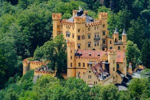 Schloss Hohenschwangau im Ostallgäu, Bayern