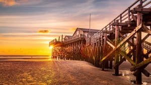 Pfahlbauten in St. Peter-Ording