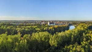 Blick auf Lauingen an der Donau
