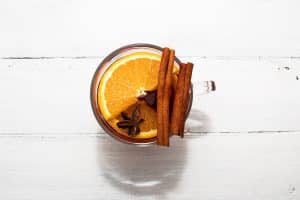 Orangenglühwein