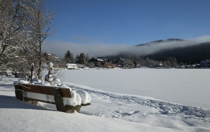 Titisee im Winter - Winterwanderwege im Schwarzwald