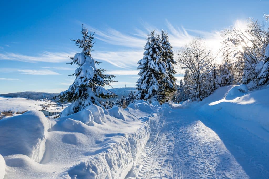 Winterlandschaft im Erzgebirge