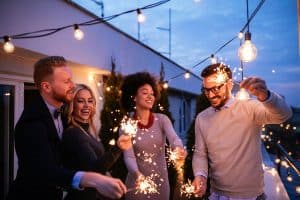 Silvester zu Hause