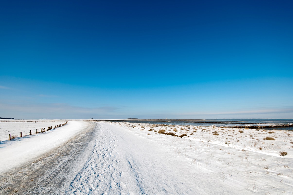 Winterimpressionen Hallig Hooge
