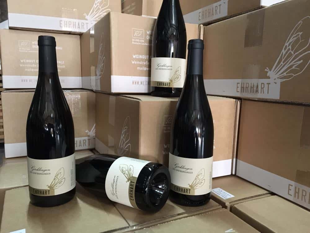 Göckl.-Spätbg.Flaschen Weinpaket vom Weingut Ehrhart in