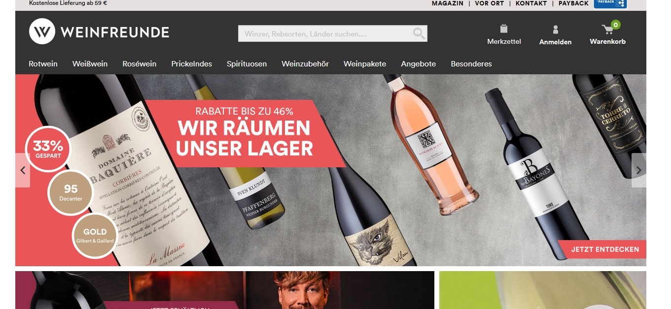 Die 12 beliebtesten Online-Weinhändler