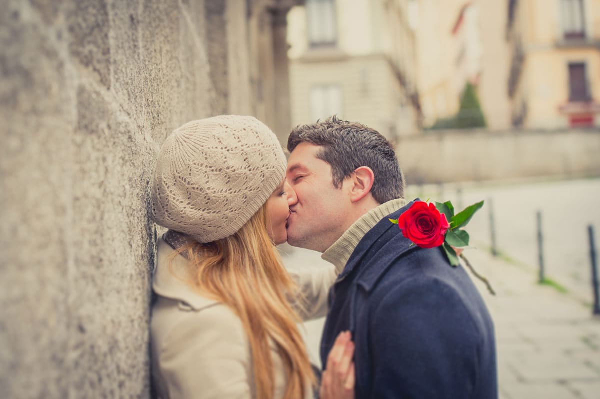 Paar Valentinstag